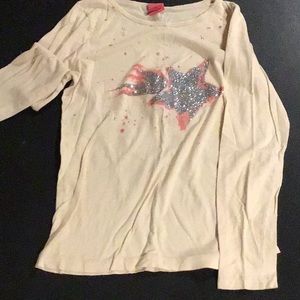 Crewcuts pink sparkly shooting star shirt